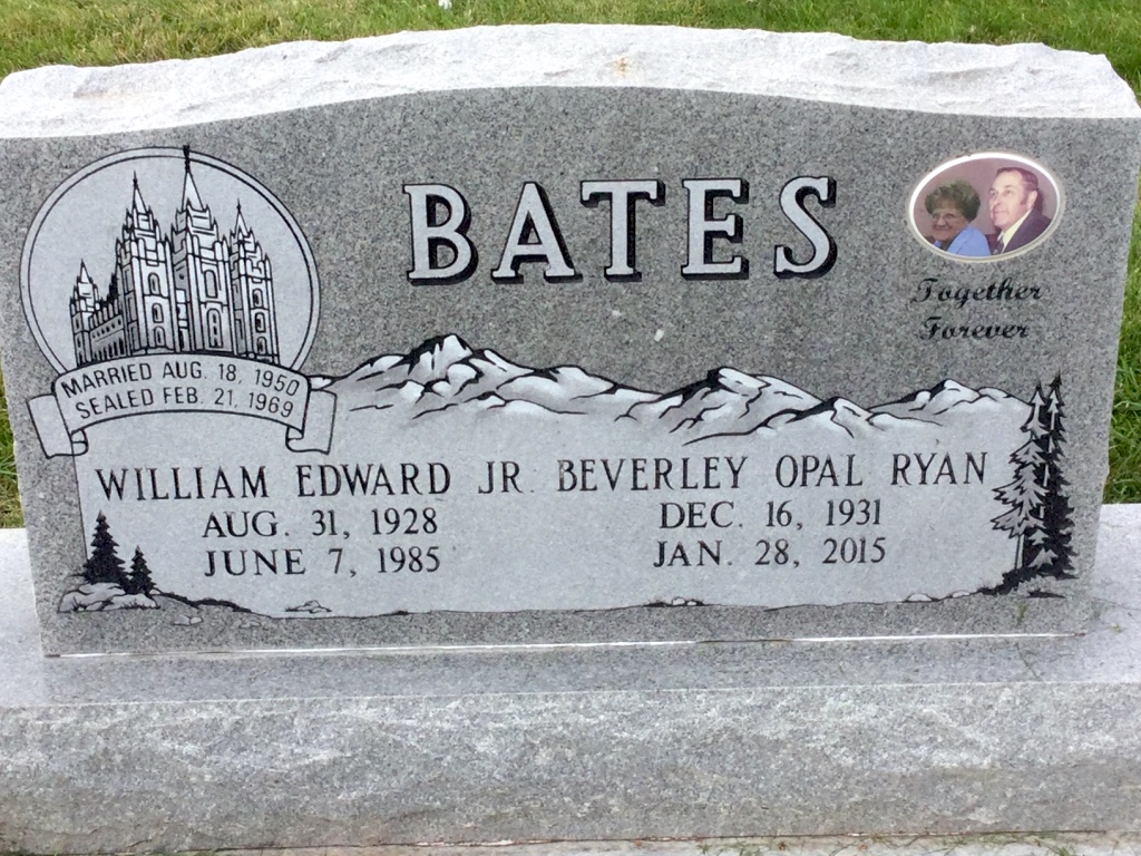 Gravestone of William Edward Bates, Jr.